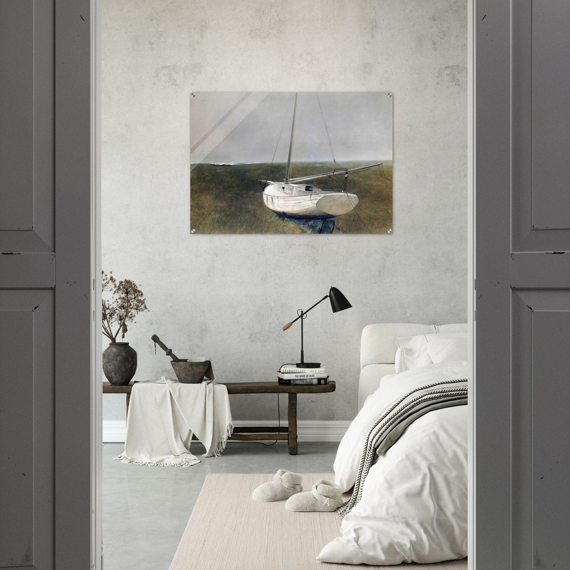 BELOW DOVER 1950 - Andrew Wyeth Acrylic Print - 70x100 cm / 28x40″ inches