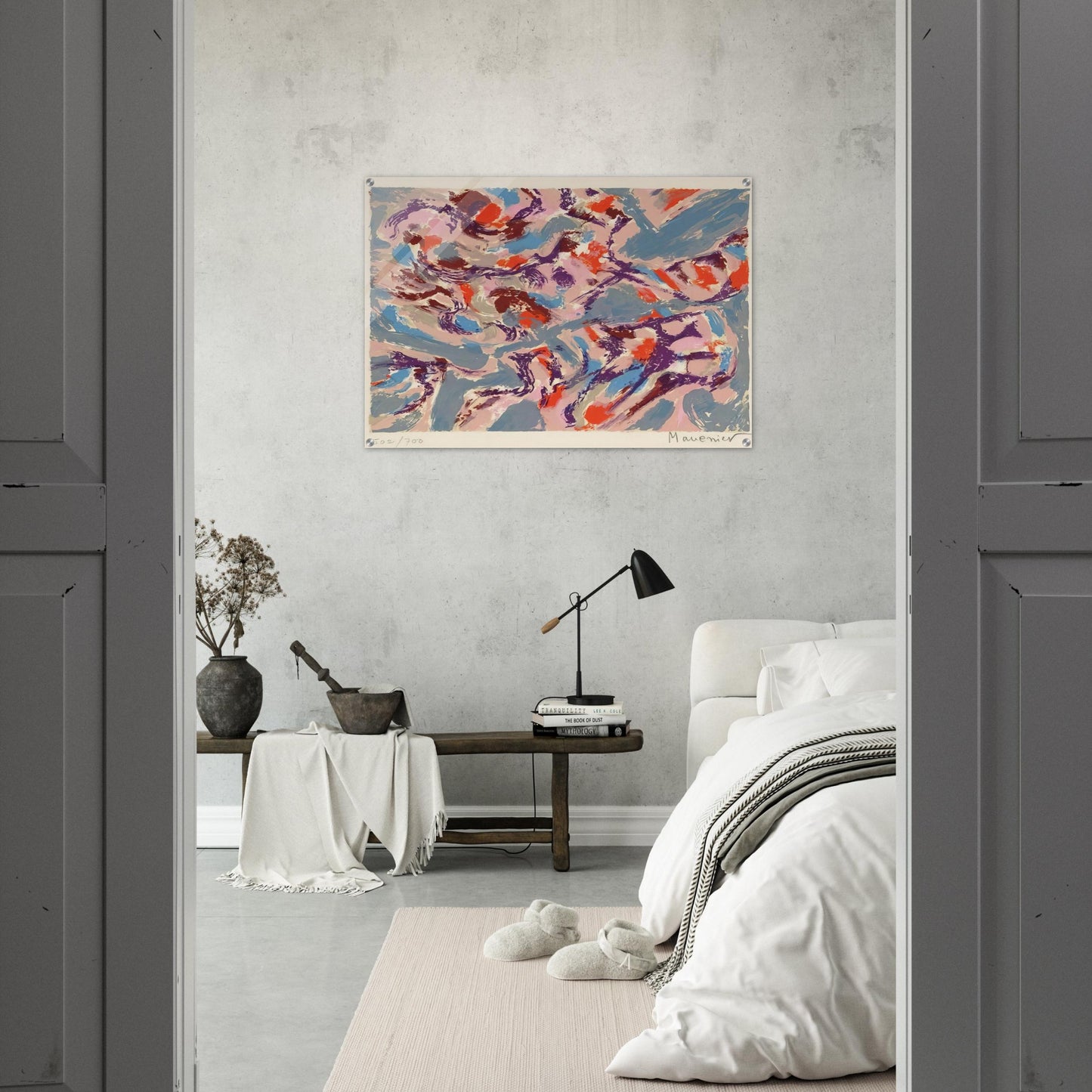 Early Spring - Alfred Manessier Acrylic Print - 70x100 cm / 28x40″ inches