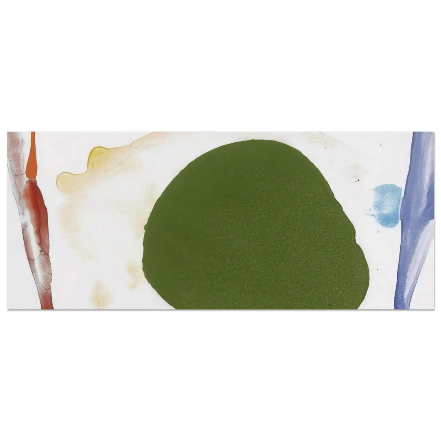 Helen Frankenthaler - Thanksgiving Day - 1973 Wall art - 21x29.7 cm / 8x12" - Premium Wooden Framed Poster With Fine Art Paper - Wood frame