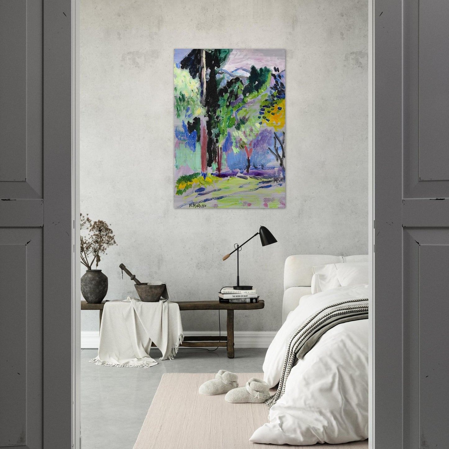 PAYSAGE A COLLIOURE 1905 - Henri Matisse Brushed Aluminum Print - 70x100 cm / 28x40 inches | Henri Matisse Aluminum Print | Henri Matisse Prints