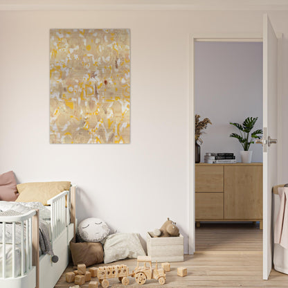 Hieroglyphs No. 12 - Lee Krasner Brushed Aluminum Print - 70x100 cm / 28x40 inches | Lee Krasner Aluminum Print | Lee Krasner Prints