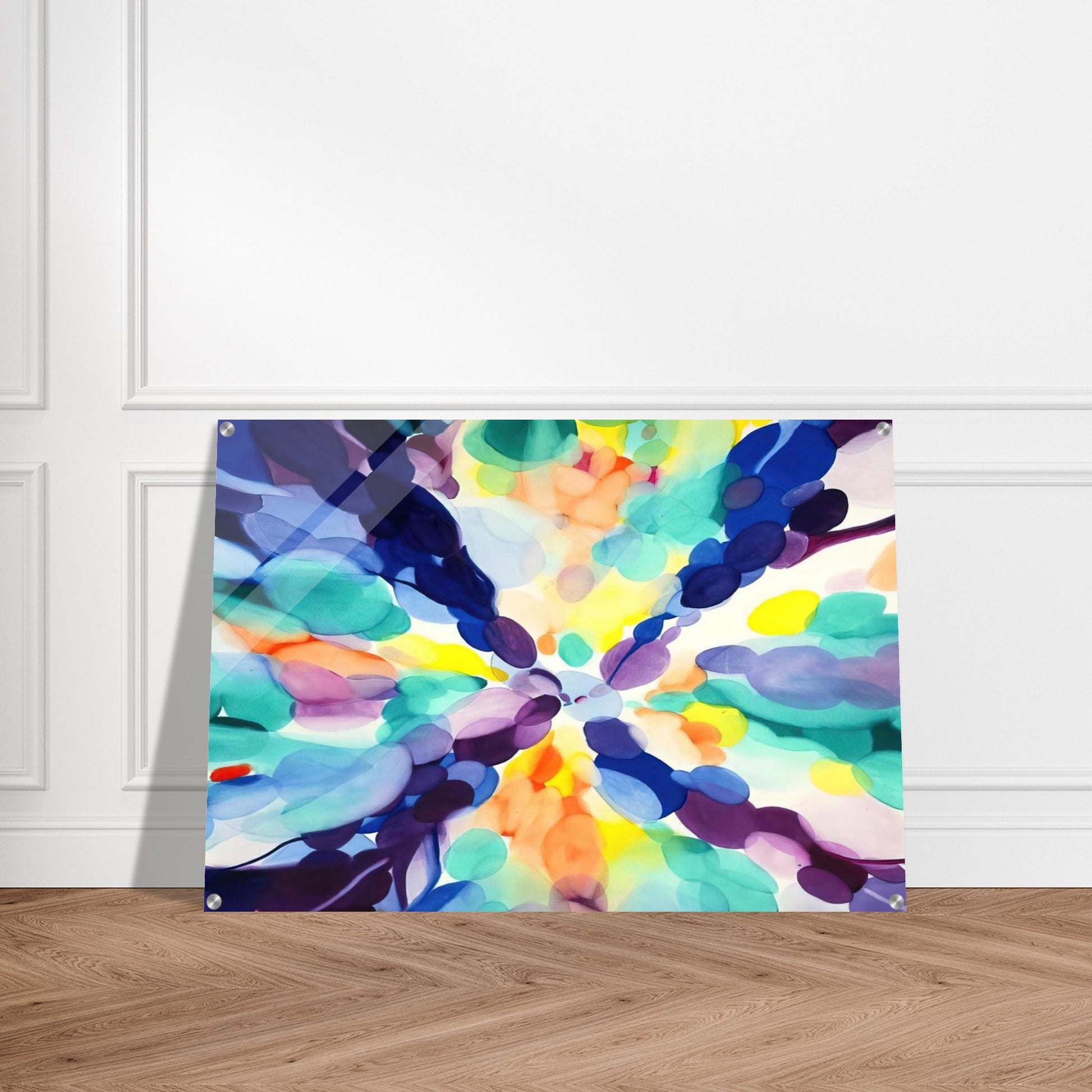 Lavender High - Alice Baber Acrylic Print - 70x100 cm / 28x40″ inches