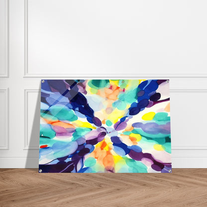 Lavender High - Alice Baber Acrylic Print - 70x100 cm / 28x40″ inches