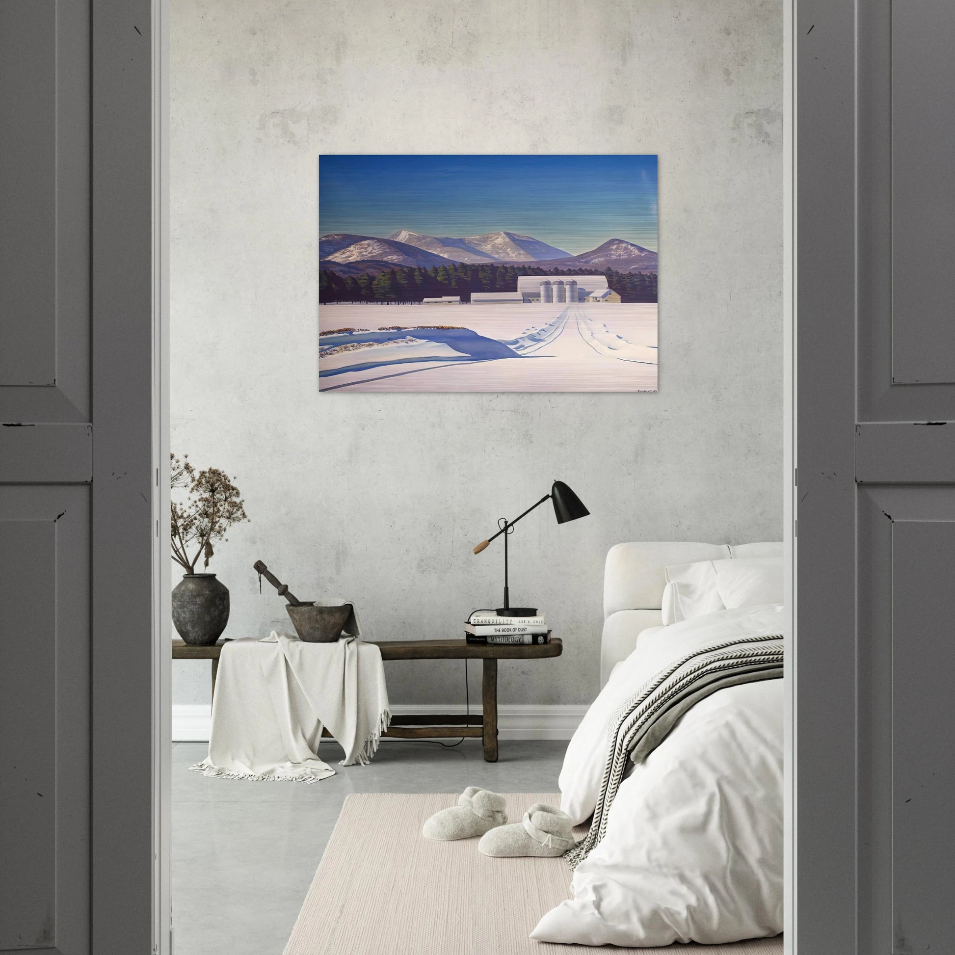 Road to Asgaard   Adirondack - Rockwell Kent Brushed Aluminum Print - 70x100 cm / 28x40 inches | Rockwell Kent Aluminum Print | Rockwell Kent Prints