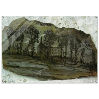 VIEW OF PUBOL - Salvador Dali Acrylic Print - 70x100 cm / 28x40″ inches