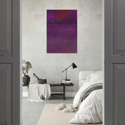 UNTITLED 1986 - Luis Feito Brushed Aluminum Print - 70x100 cm / 28x40 inches | Luis Feito Aluminum Print | Luis Feito Prints