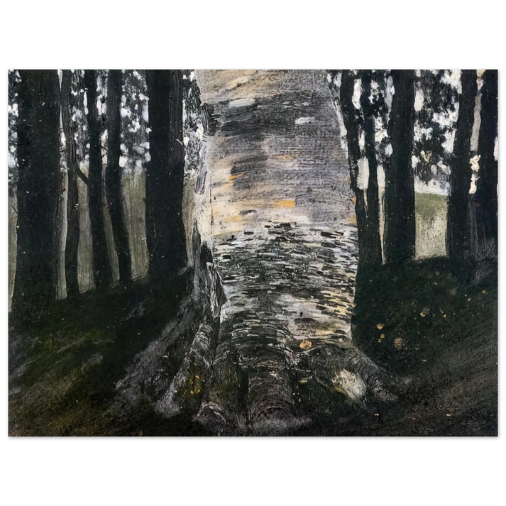 Gustav Klimt - BIRCH IN A FOREST  75x100 cm / 30x40inches Fine Art Poster