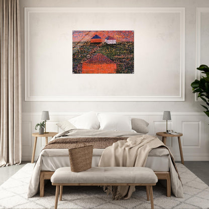 Houses - 2005 - Jennifer Bartlett Acrylic Print - 70x100 cm / 28x40″ inches