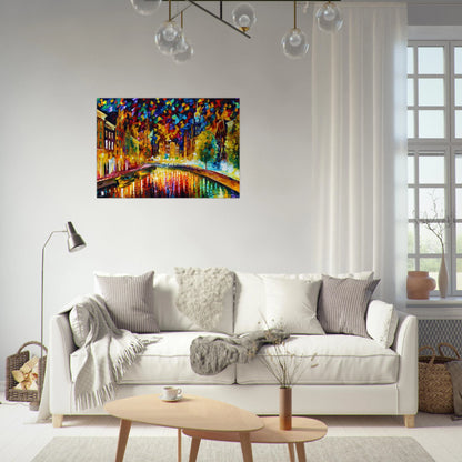 Leonid Afremov - Leonid Afremov Brushed Aluminum Print - 70x100 cm / 28x40 inches | Leonid Afremov Aluminum Print | Leonid Afremov Prints