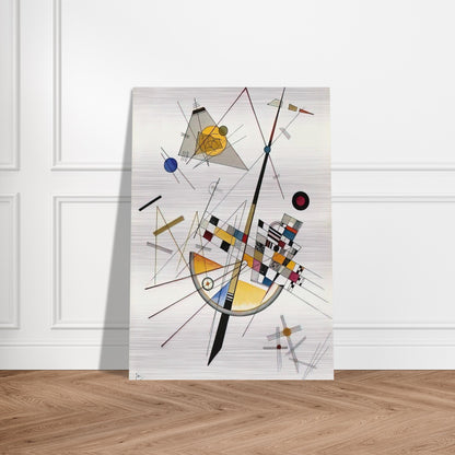 DELICATE TENSION NO 85 1923 - Wassily Kandinsky Brushed Aluminum Print - 70x100 cm / 28x40 inches | Wassily Kandinsky Aluminum Print | Wassily Kandinsky Prints