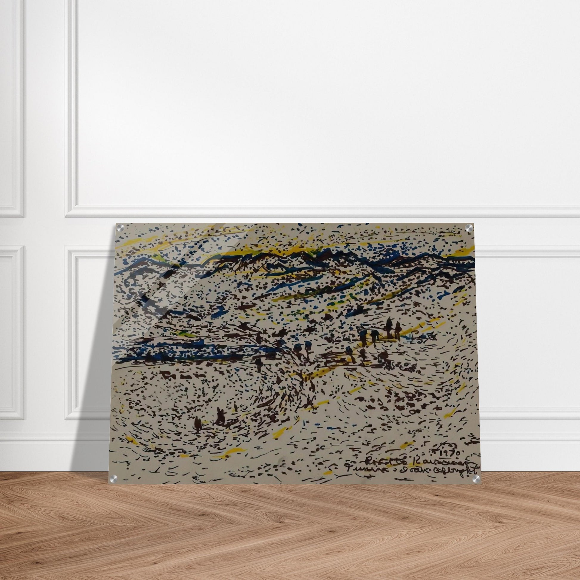 ROAD TO KAIROUAN TUNISIA 1970 - Ivan Albright Acrylic Print - 70x100 cm / 28x40″ inches