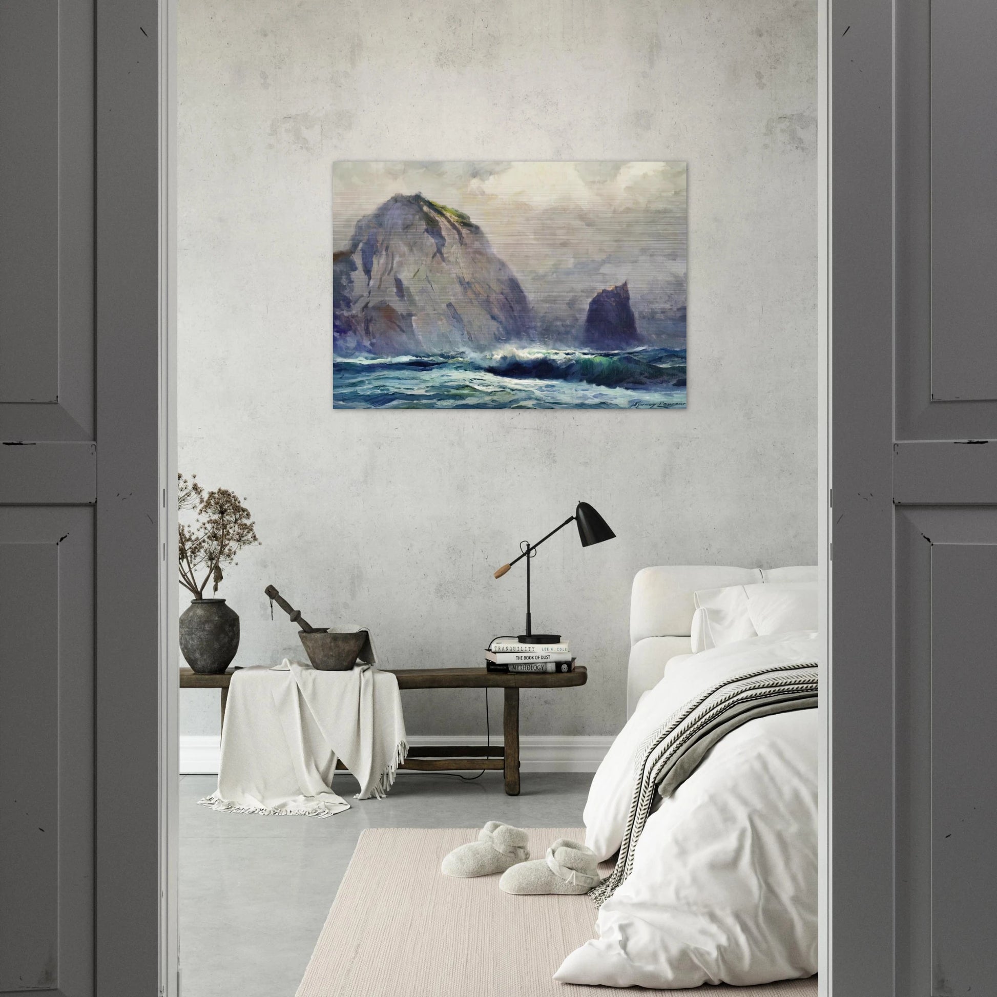 Cape St. Elias - 1928 - Sydney Laurence Brushed Aluminum Print - 70x100 cm / 28x40 inches | Sydney Laurence Aluminum Print | Sydney Laurence Prints