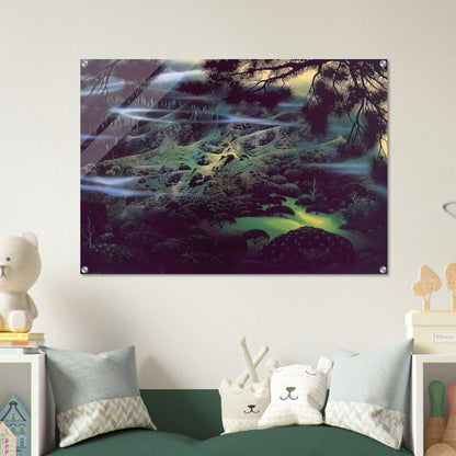 Symphonic Fantasy - Eyvind Earle Acrylic Print - 70x100 cm / 28x40″ inches