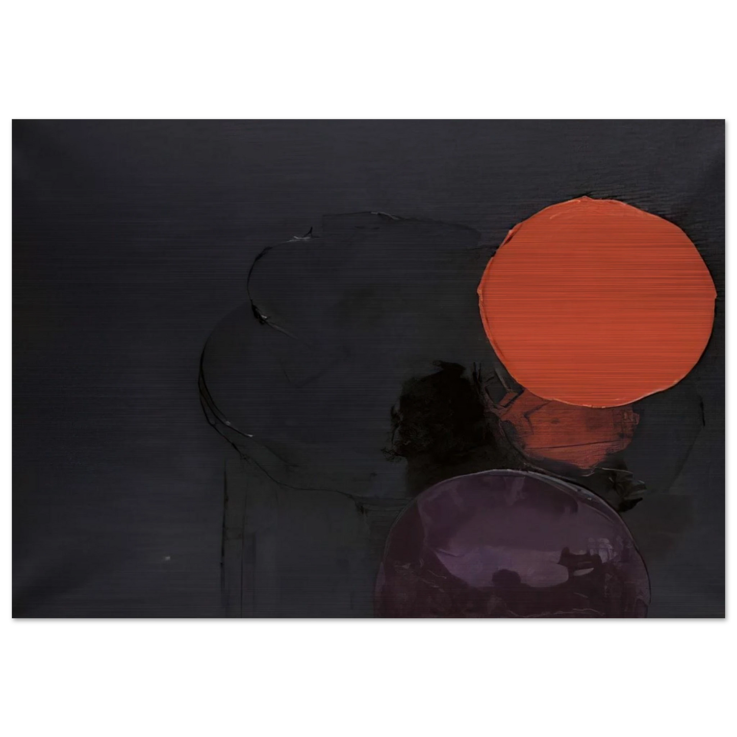 PAINTING 847 - Luis Feito Brushed Aluminum Print - 70x100 cm / 28x40 inches | Luis Feito Aluminum Print | Luis Feito Prints