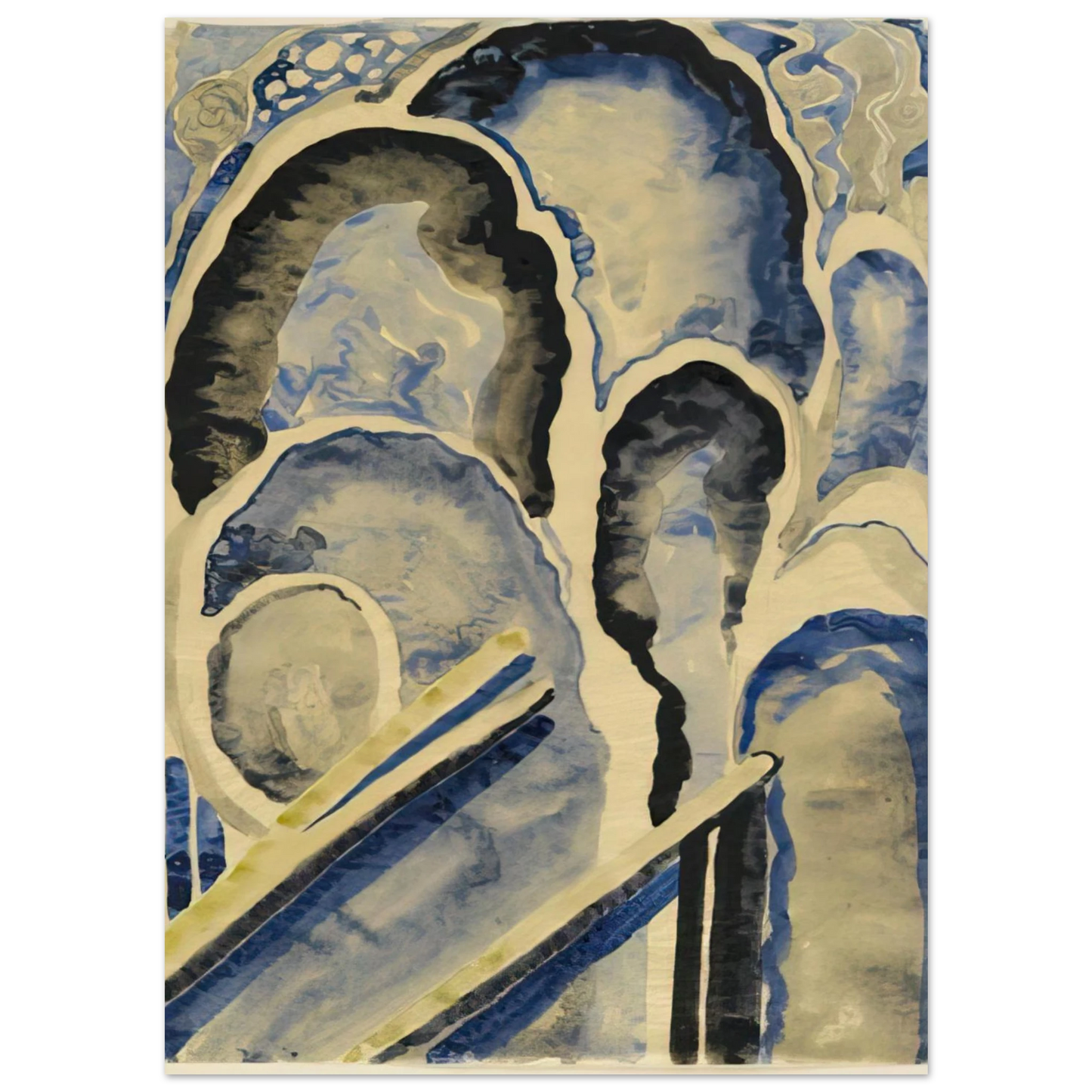 Georgia O'Keeffe - Blue-01 Fine Art Poster