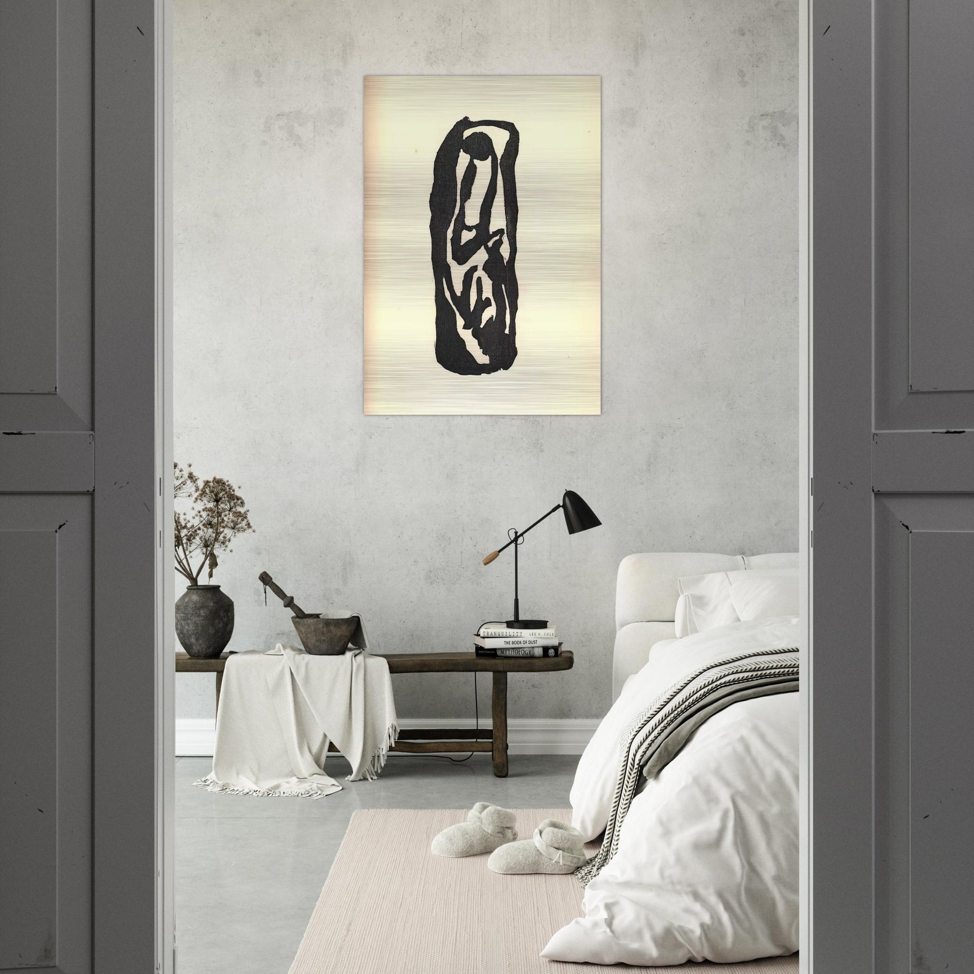 Illustration for Tristan Tzara s Vingt-cinq poèmes - Jean Arp Brushed Aluminum Print - 70x100 cm / 28x40 inches | Jean Arp Aluminum Print | Jean Arp Prints