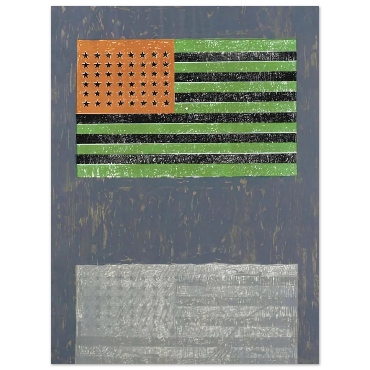 Jasper Johns - FLAGS ULAE 42  75x100 cm / 30x40inches Fine Art Poster