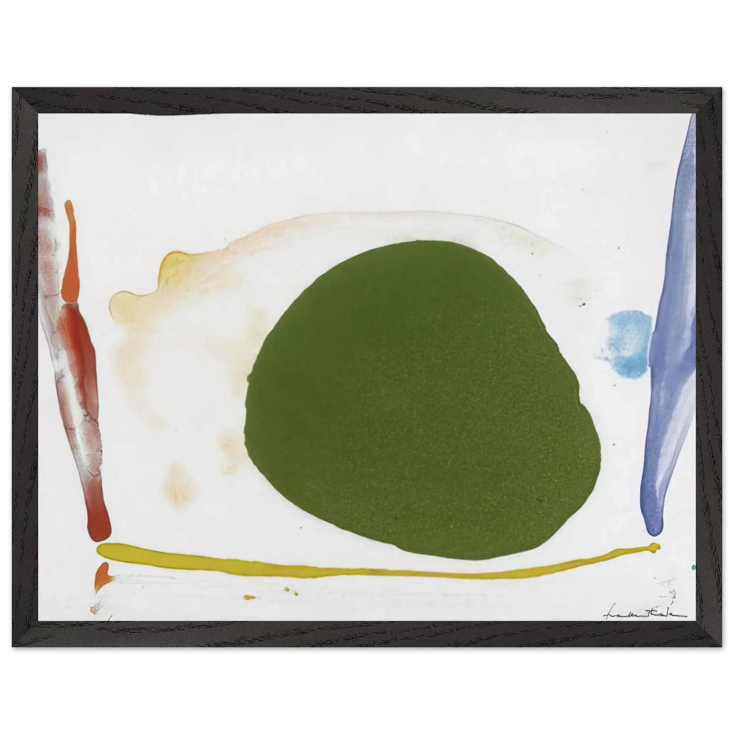 Helen Frankenthaler - Thanksgiving Day - 1973 Wall art - 40x50 cm / 16x20 Inches - Fine Art Poster - -