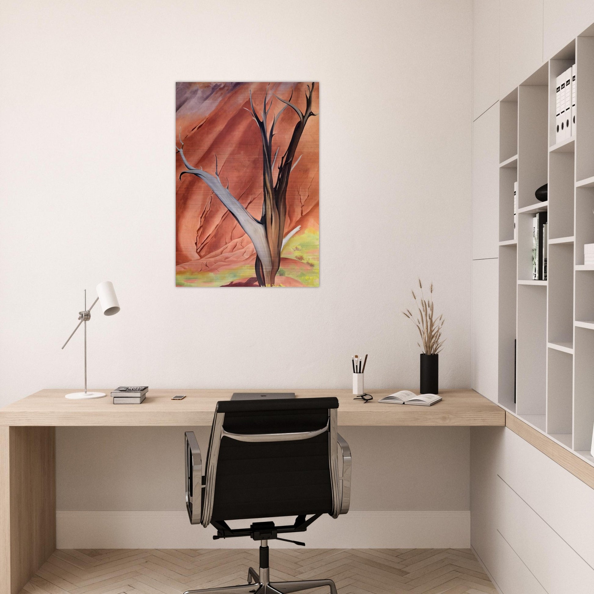 Gerald`s Tree - Georgia O'Keeffe Brushed Aluminum Print - 70x100 cm / 28x40 inches | Georgia O'Keeffe Aluminum Print | Georgia O'Keeffe Prints