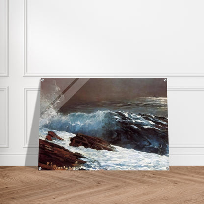 SUNLIGHT ON THE COAST - Winslow Homer Acrylic Print - 70x100 cm / 28x40″ inches
