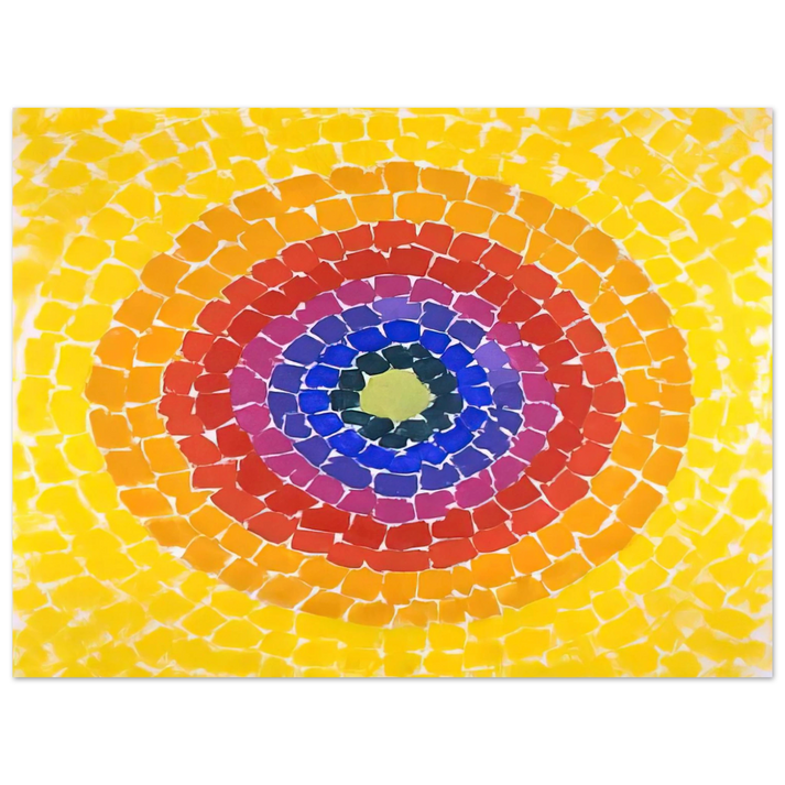 Alma Woodsey Thomas - RESSURECTION 1966  75x100 cm / 30x40inches Fine Art Poster