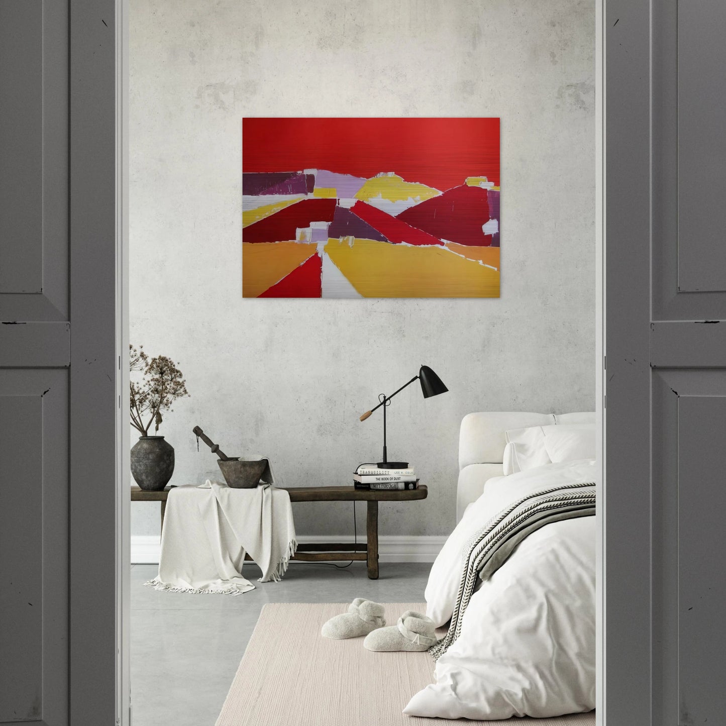 Agrigente - 1953 - Nicolas de Stael Brushed Aluminum Print - 70x100 cm / 28x40 inches | Nicolas de Stael Aluminum Print | Nicolas de Stael Prints
