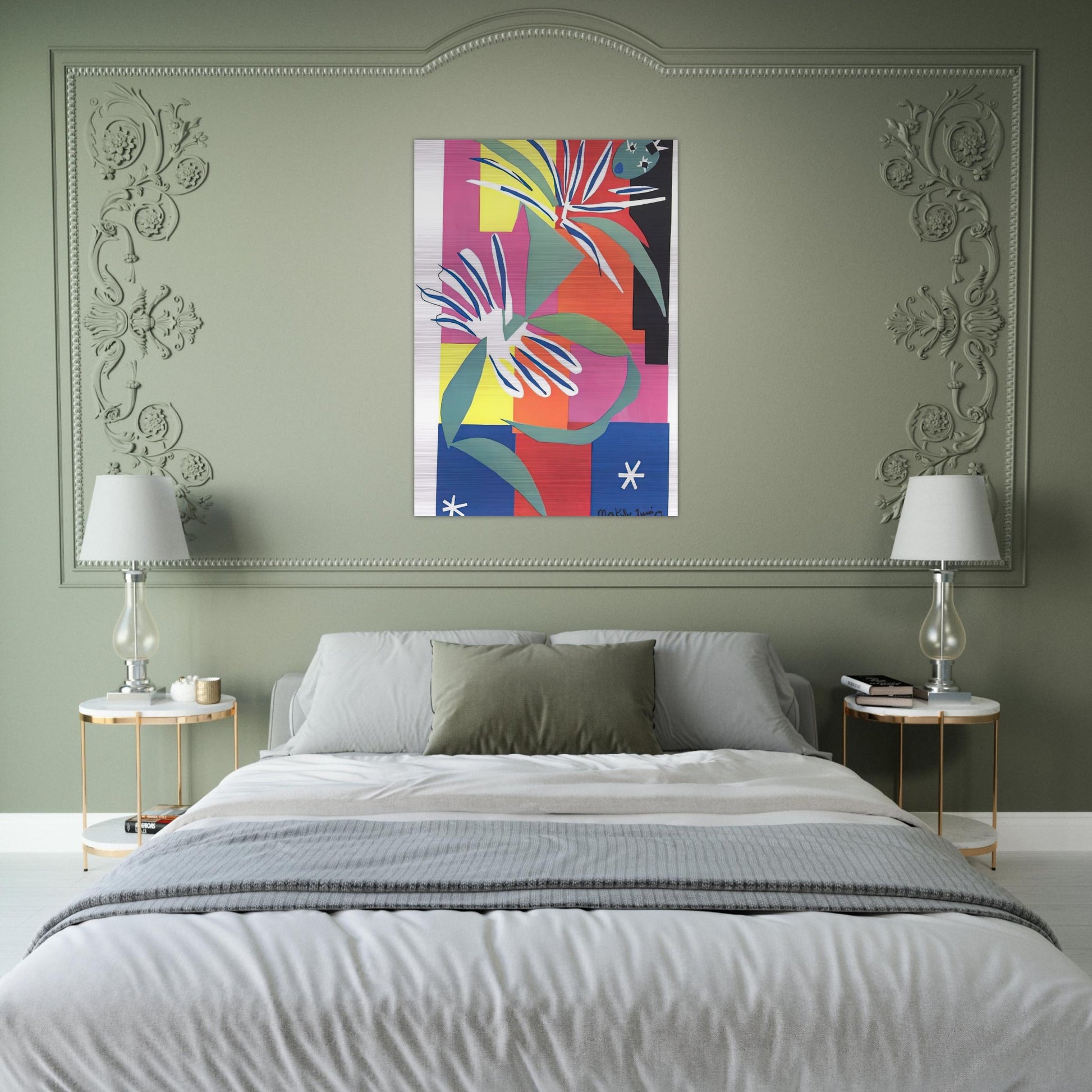 CREOLE DANCER - Henri Matisse Brushed Aluminum Print - 70x100 cm / 28x40 inches | Henri Matisse Aluminum Print | Henri Matisse Prints