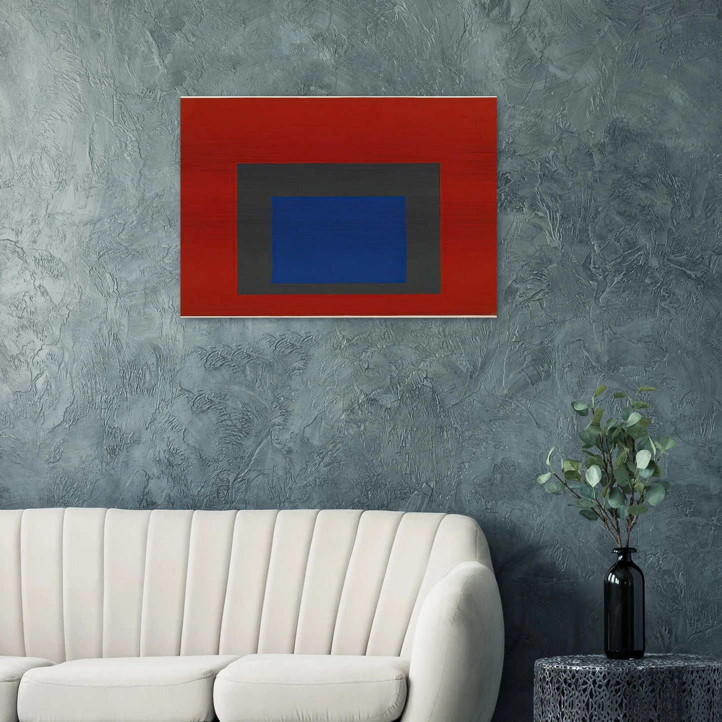 HOMAGE TO THE SQUARE 1950 - Josef Albers Brushed Aluminum Print - 70x100 cm / 28x40 inches | Josef Albers Aluminum Print | Josef Albers Prints