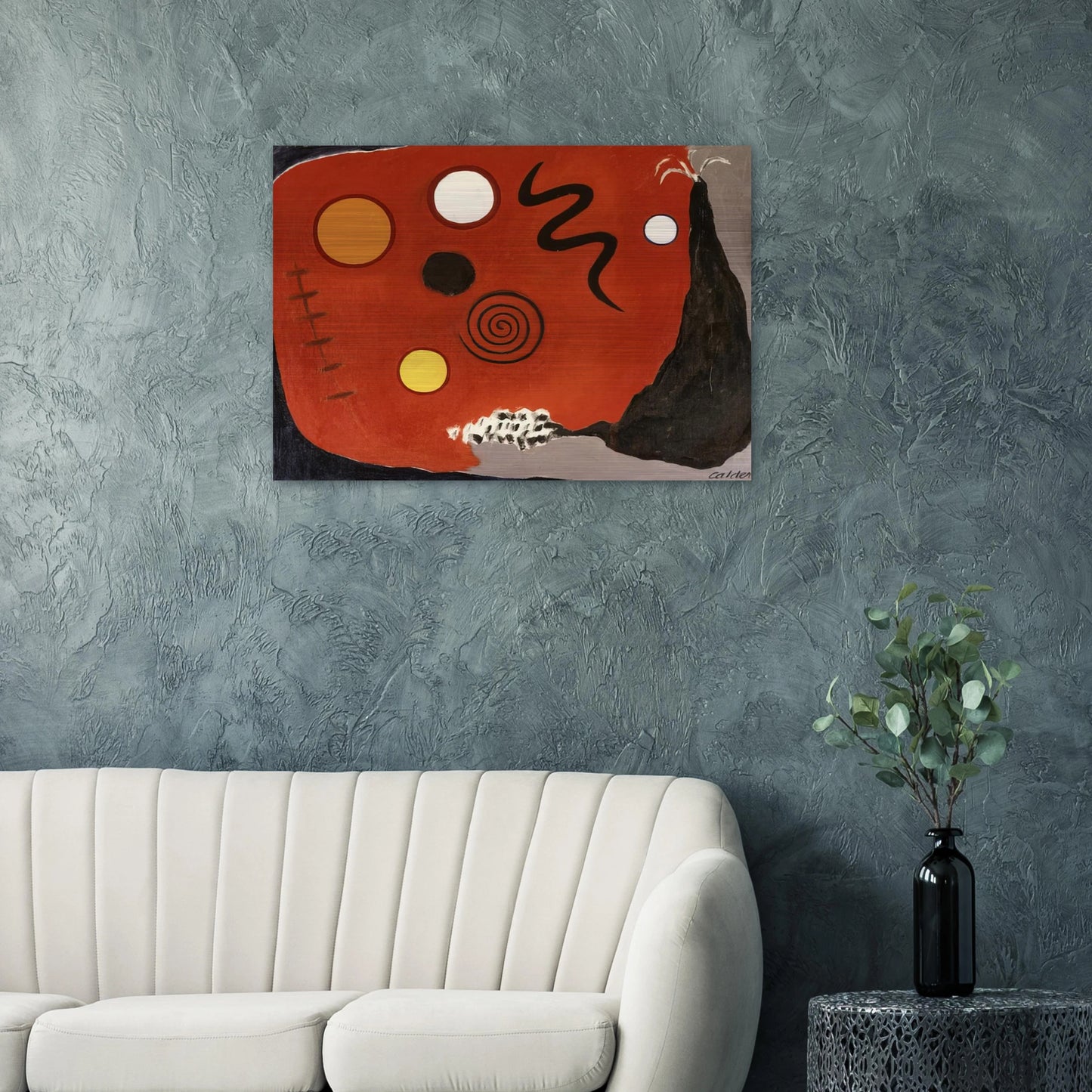 THE FUSE 1947 - Alexander Calder Brushed Aluminum Print - 70x100 cm / 28x40 inches | Alexander Calder Aluminum Print | Alexander Calder Prints