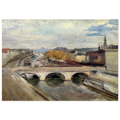 THE POT SAINT MICHEL IN PARIS 1900 - Henri Matisse Brushed Aluminum Print - 70x100 cm / 28x40 inches | Henri Matisse Aluminum Print | Henri Matisse Prints