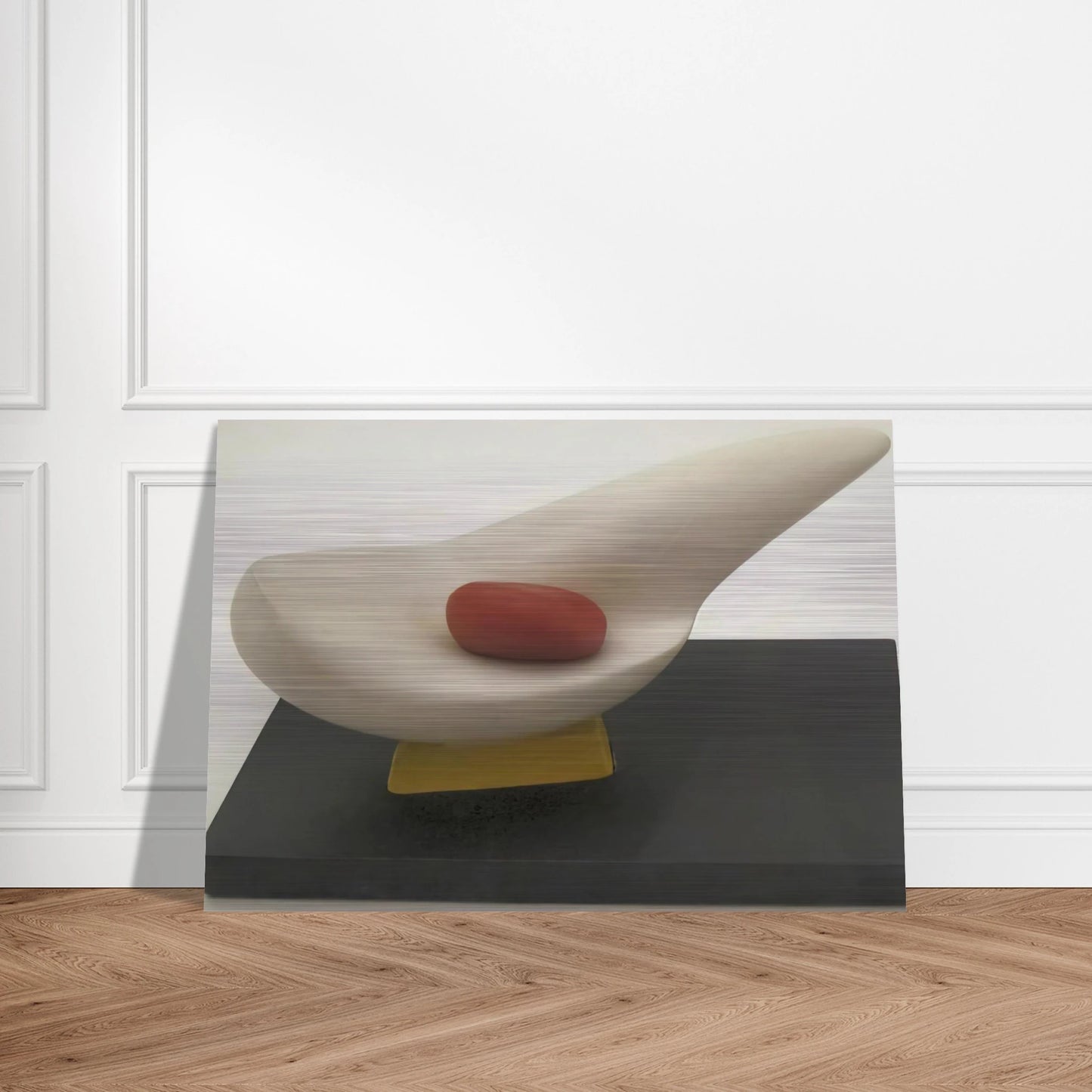 MOTHER AND EGG 1947 - Kurt Schwitters Brushed Aluminum Print - 70x100 cm / 28x40 inches | Kurt Schwitters Aluminum Print | Kurt Schwitters Prints