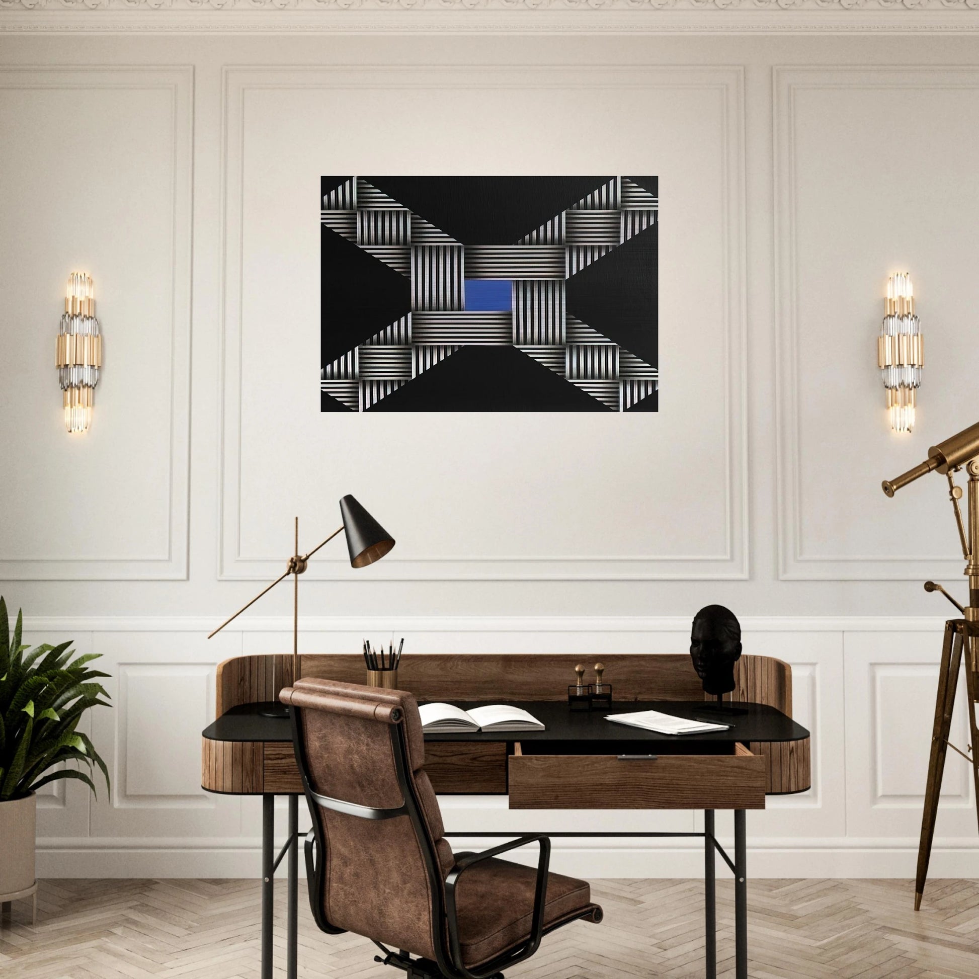 O.V.N.I. - 1967 - Omar Rayo Brushed Aluminum Print - 70x100 cm / 28x40 inches | Omar Rayo Aluminum Print | Omar Rayo Prints