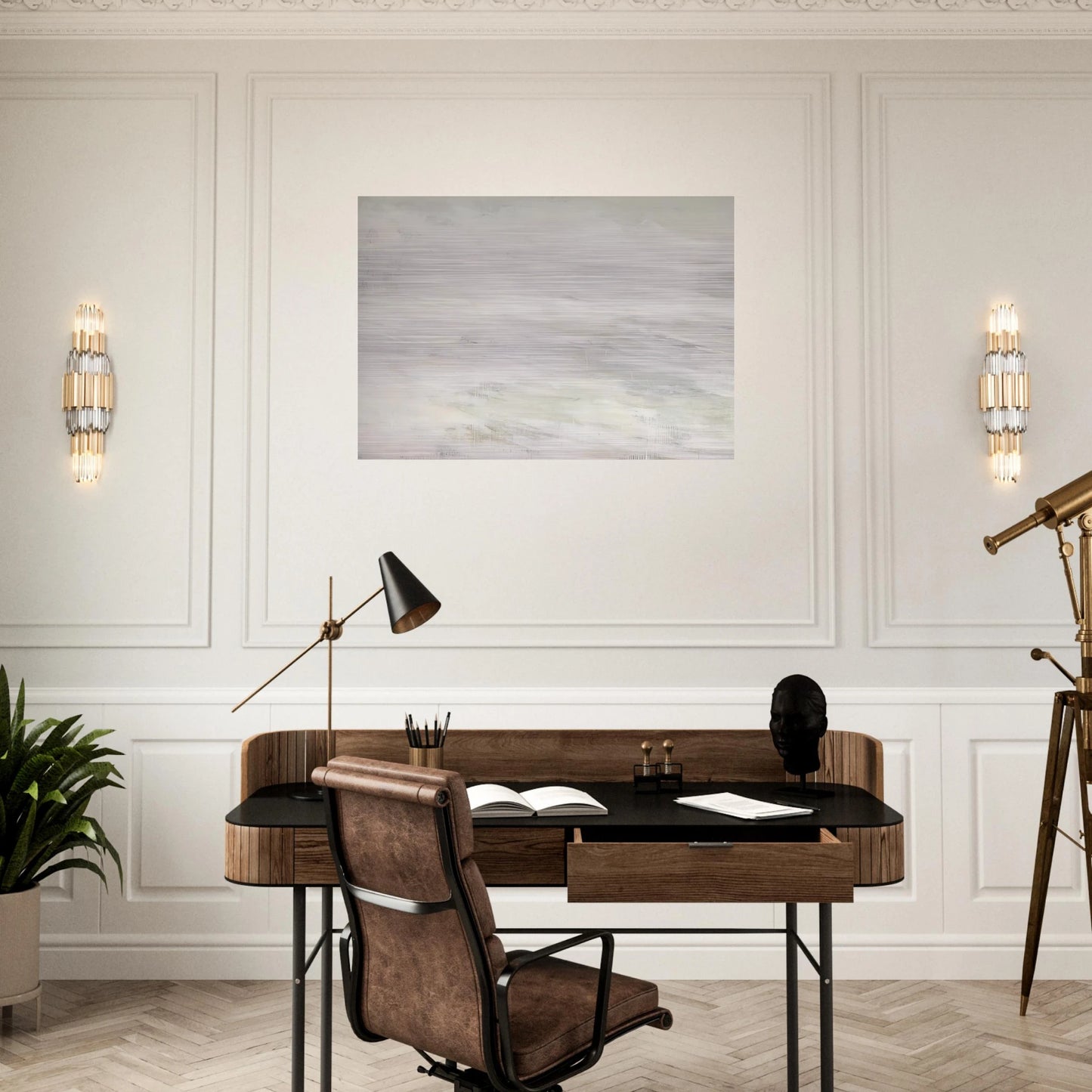 Hero and Leandro  A Painting in Four Parts  Part III - Cy Twombly Brushed Aluminum Print - 70x100 cm / 28x40 inches | Cy Twombly Aluminum Print | Cy Twombly Prints