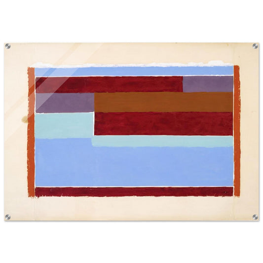 UNTITLED ABSTRACTION VIII 1937 - Josef Albers Acrylic Print - 70x100 cm / 28x40″ inches