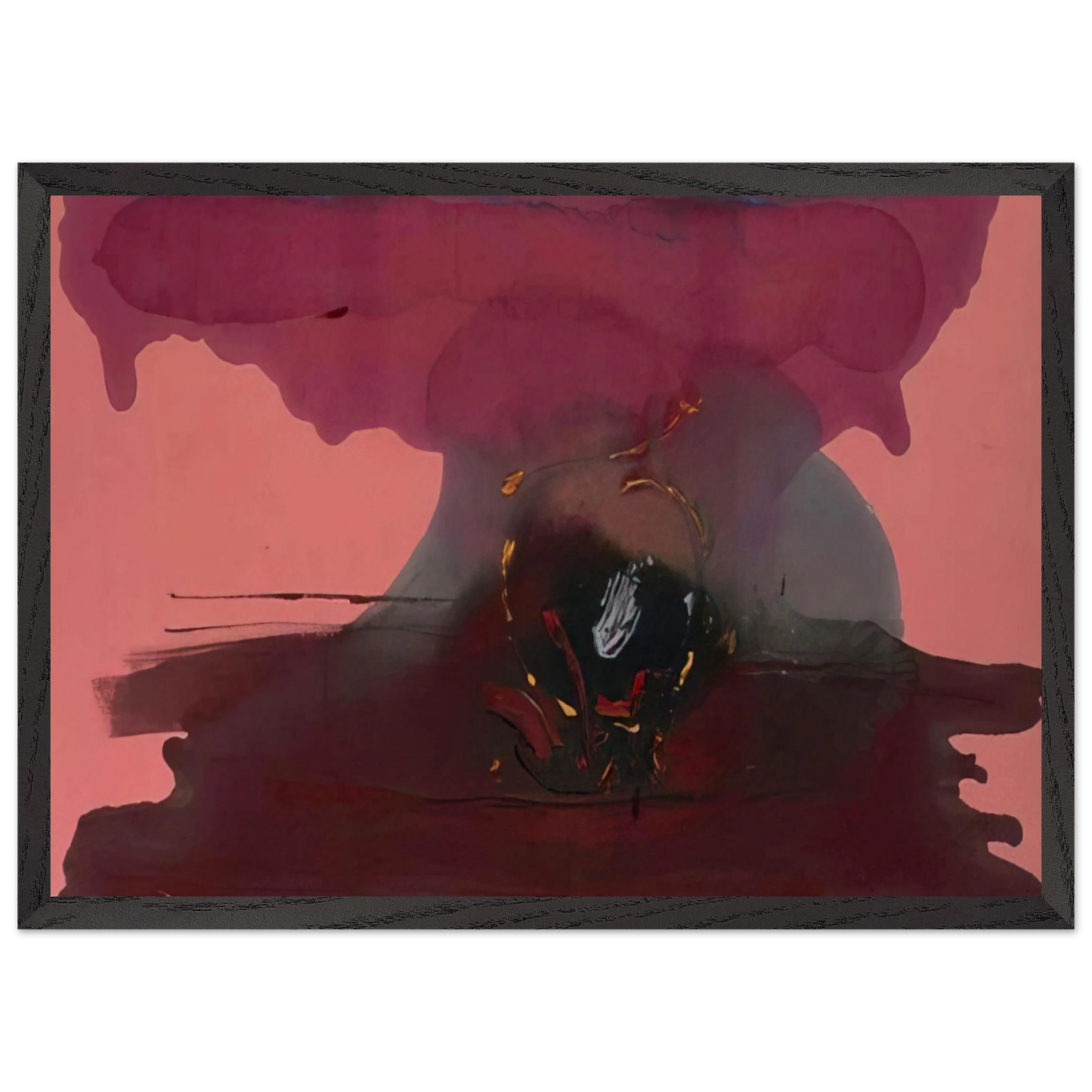 Helen Frankenthaler - Harbinger - 1986 Wall art - 27x35 cm / 11x14 inches - Fine Art Poster-canvas - -