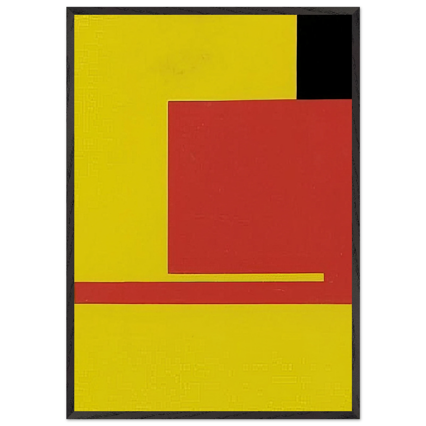 Negativo-Positivo - 1953 - Bruno Munari 70x100 cm / 28x40 inches Framed Art Print – Black Wooden Frame