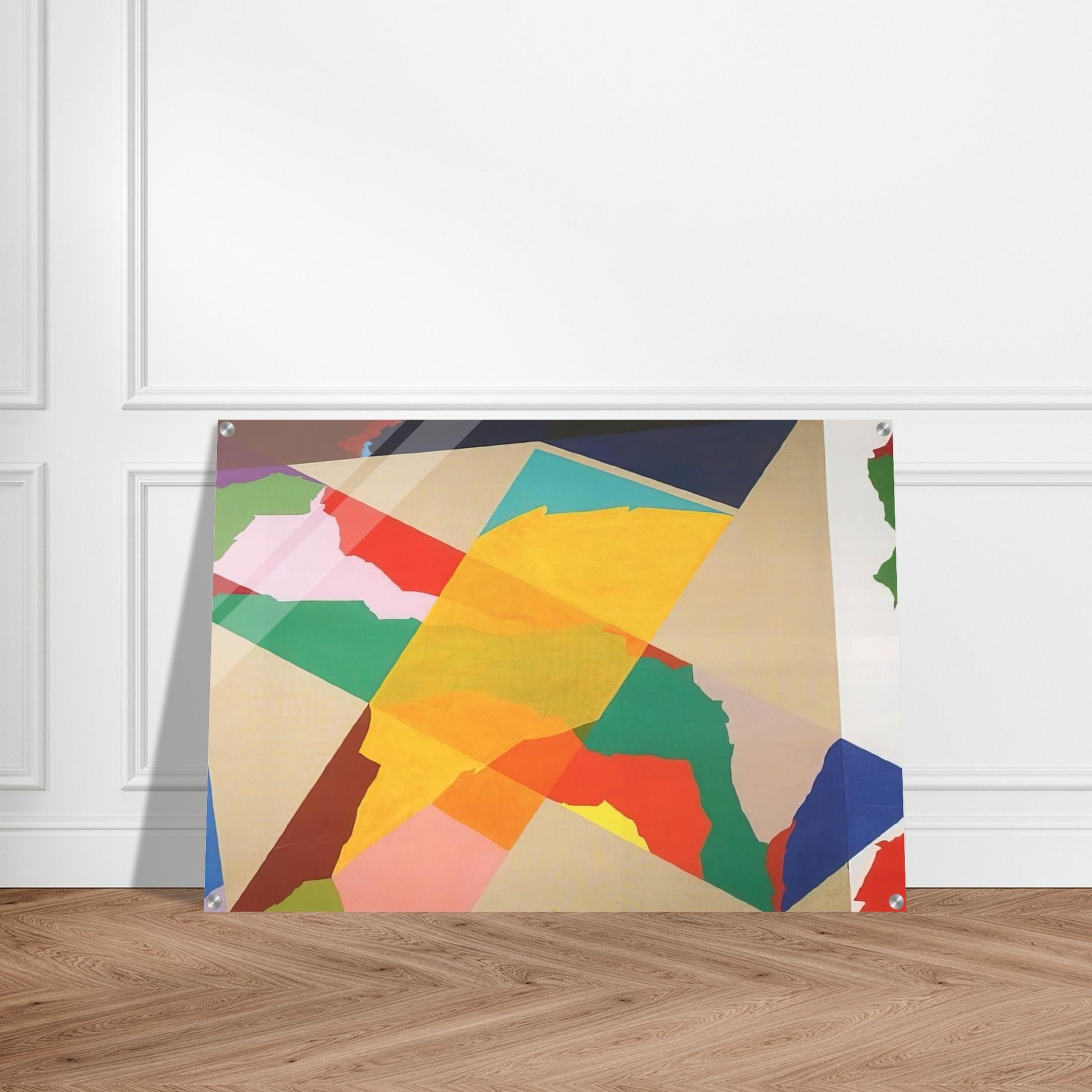 In Croce III - 1969 - Piero Dorazio Acrylic Print - 70x100 cm / 28x40″ inches