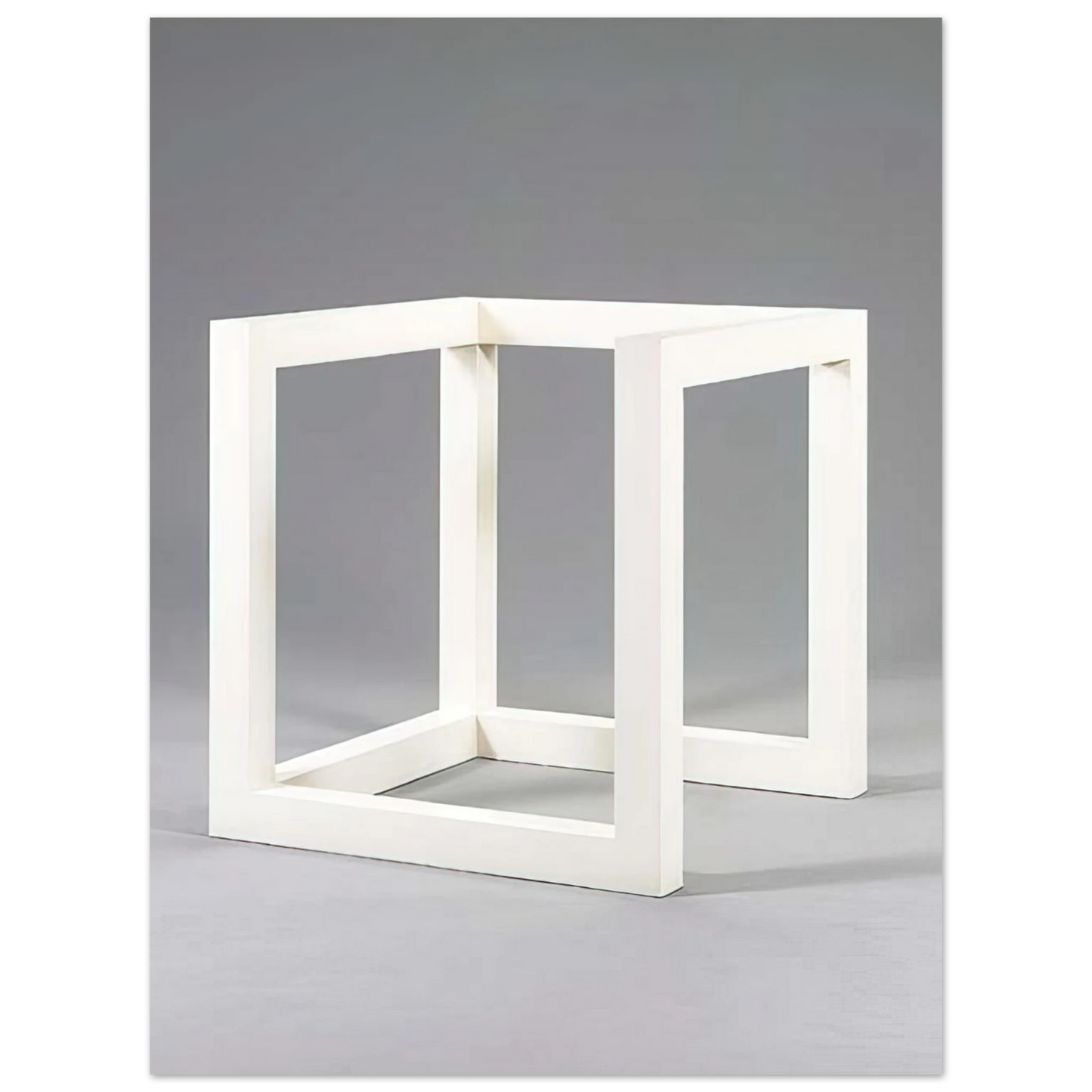 Sol LeWitt - Incomplete Cube 10-4  75x100 cm / 30x40inches Fine Art Poster