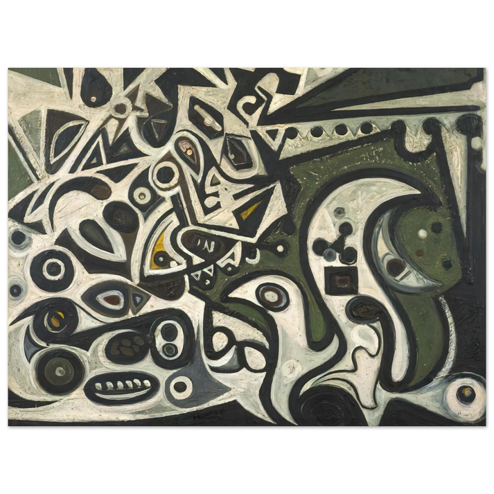 Richard Pousette-Dart - River Metamorphosis - 1939  75x100 cm / 30x40inches Fine Art Poster