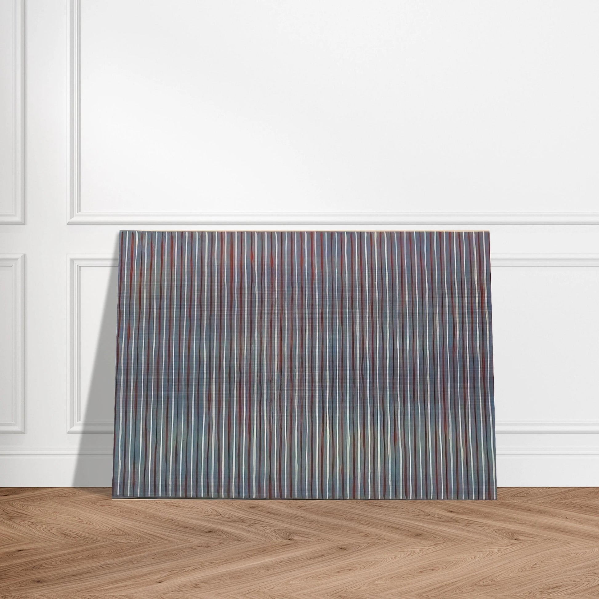 Salute - 1958 - Gene Davis Brushed Aluminum Print - 70x100 cm / 28x40 inches | Gene Davis Aluminum Print | Gene Davis Prints