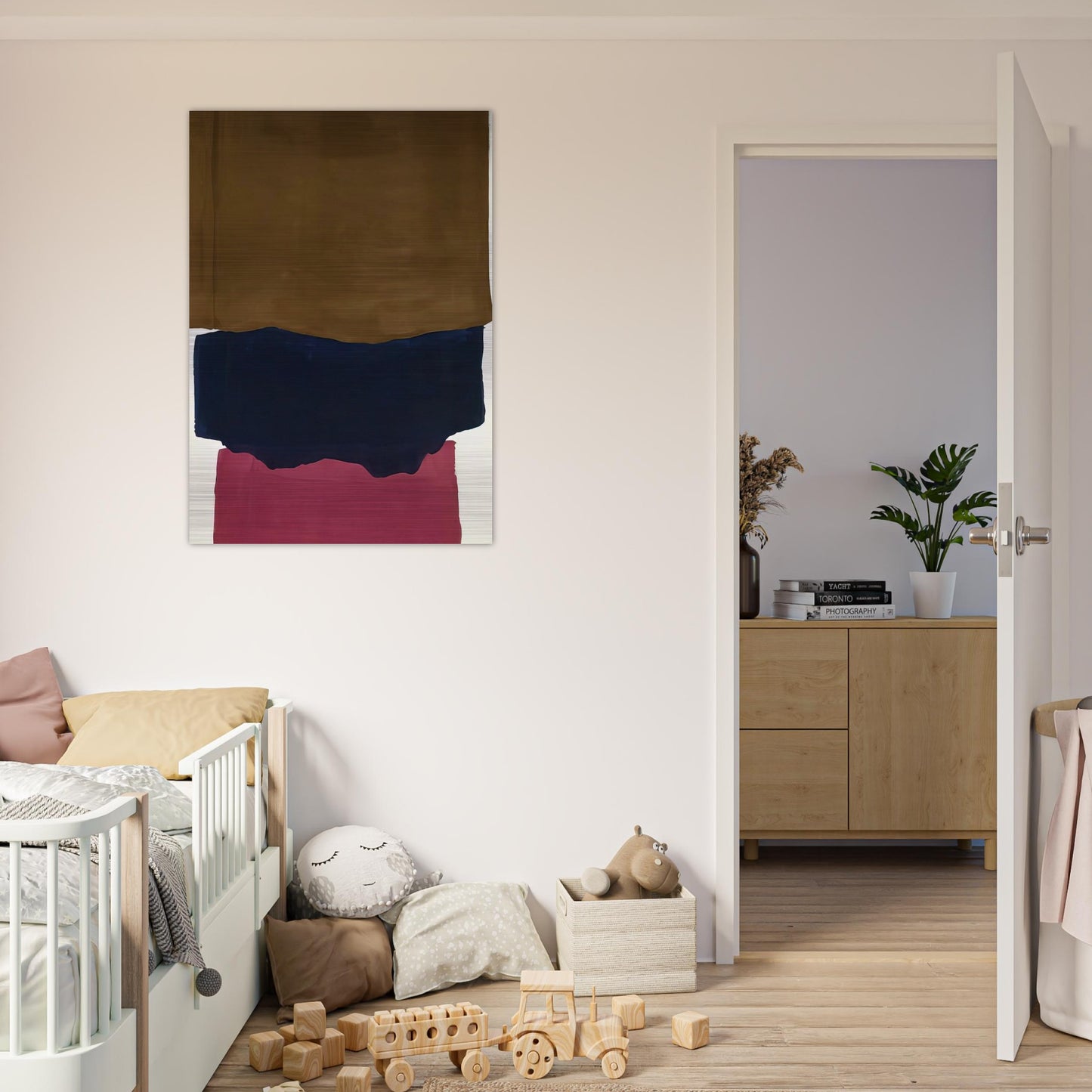 Indian Summer - 1967 - Helen Frankenthaler Brushed Aluminum Print - 70x100 cm / 28x40 inches | Helen Frankenthaler Aluminum Print | Helen Frankenthaler Prints