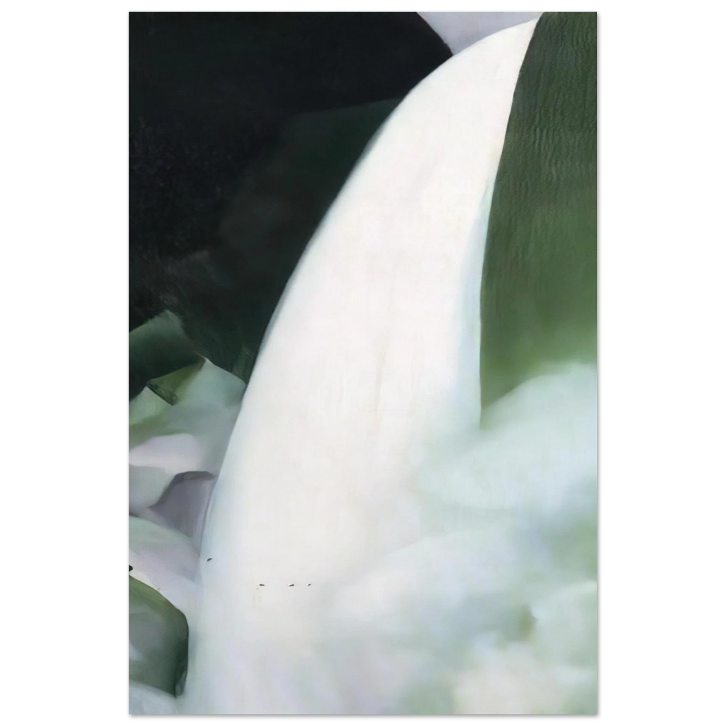 Georgia O'Keeffe - Green and White Fine Art Poster