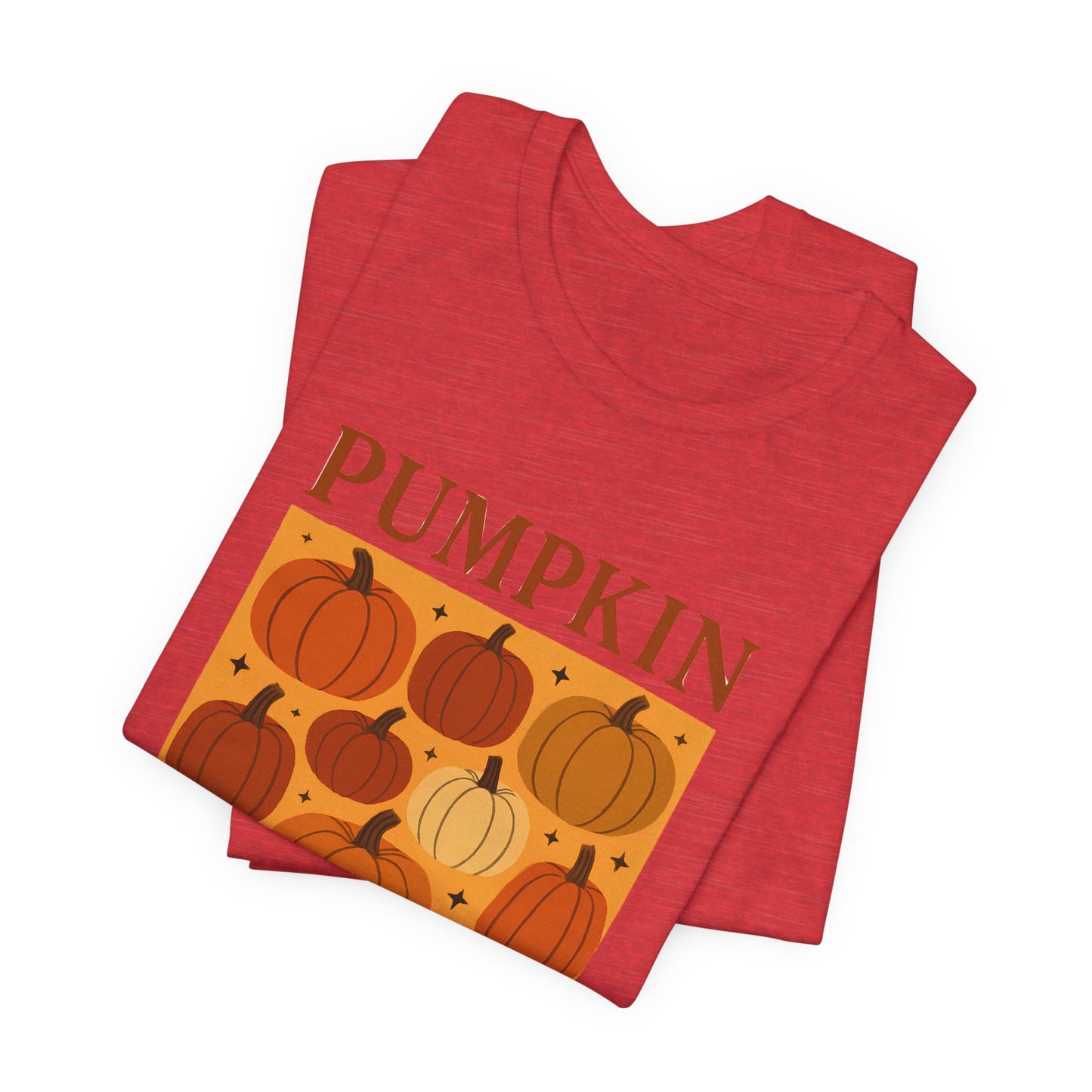 Camiseta de temporada de calabaza para mujer Boho Pumpkin