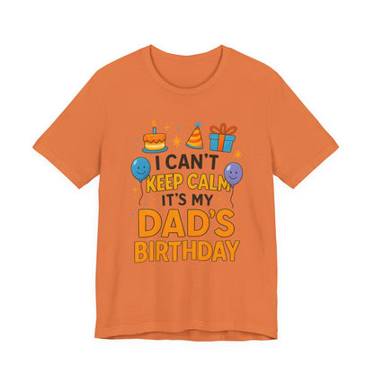Regalo de cumpleaños para papá No puedo mantener la calma Es el cumpleaños de mi papá Feliz padre