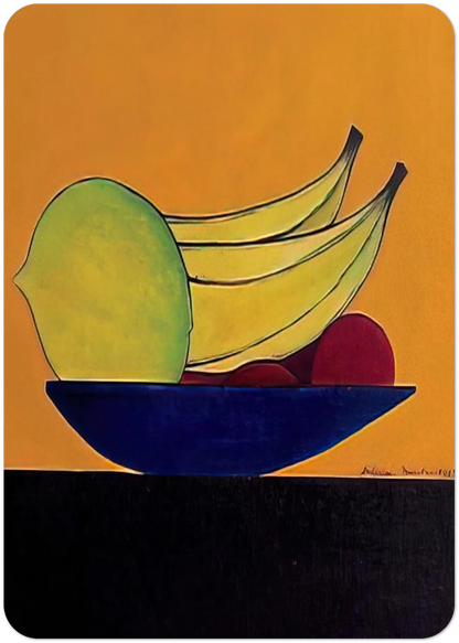 Frutas - 1968 By Aldemir Martins Pack of 10 Post Cards | Aldemir Martins Post Cards | A6 (10.5 x 14.8 cm) - 4.1 x 5.8 inches