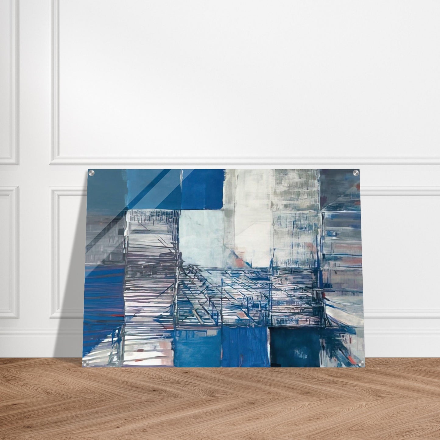 Dislocation du labyrinthe - Tachisme - Maria Helena Vieira da Silva Acrylic Print - 70x100 cm / 28x40″ inches