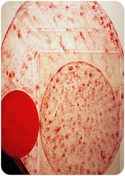 Painting. Red - 1987 By Lygia Pape Pack of 10 Post Cards | Lygia Pape Post Cards | A6 (10.5 x 14.8 cm) - 4.1 x 5.8 inches
