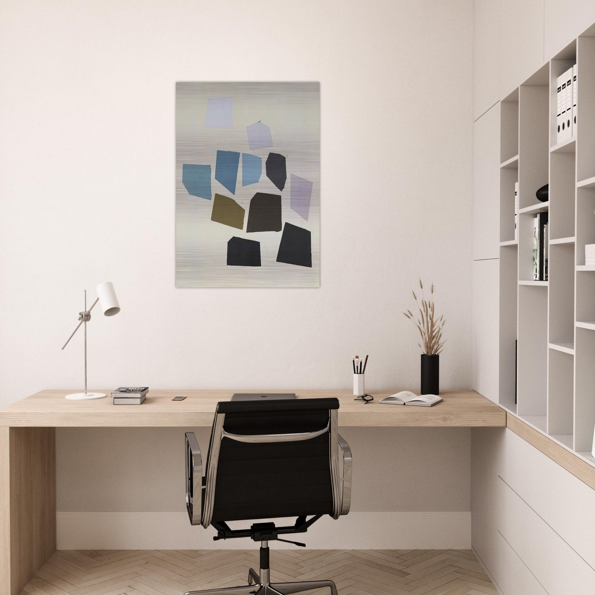 Abstraction - Post-Painterly Abstraction - Robert Goodnough Brushed Aluminum Print - 70x100 cm / 28x40 inches | Robert Goodnough Aluminum Print | Robert Goodnough Prints