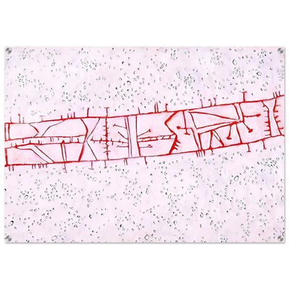 Bridge - 1952 - Gene Davis Acrylic Print - 70x100 cm / 28x40″ inches