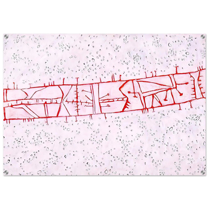 Bridge - 1952 - Gene Davis Acrylic Print - 70x100 cm / 28x40″ inches